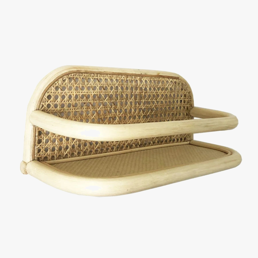 Woven rattan wall hooks for children's clothing and hats - view 4
