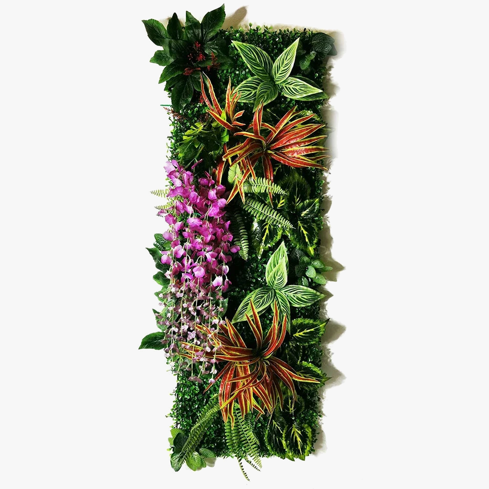 Artificial wall decoration grass chlorophytum for garden and events