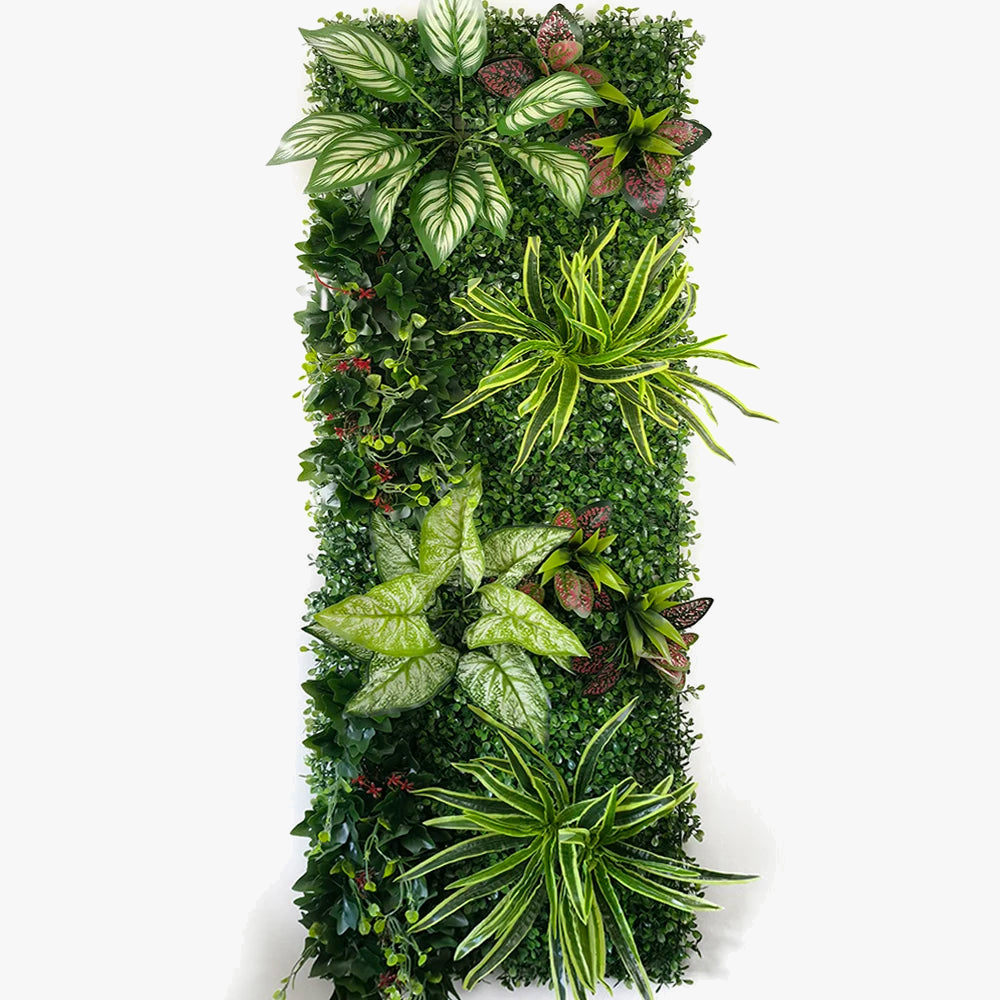 Artificial wall decoration grass chlorophytum for garden and events - view 2