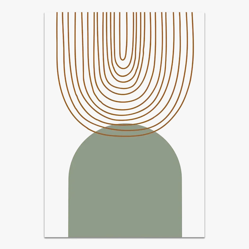 Abstract geometrical wall decoration boho style modern