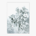 Wall decoration fox owl deer forest winter snow