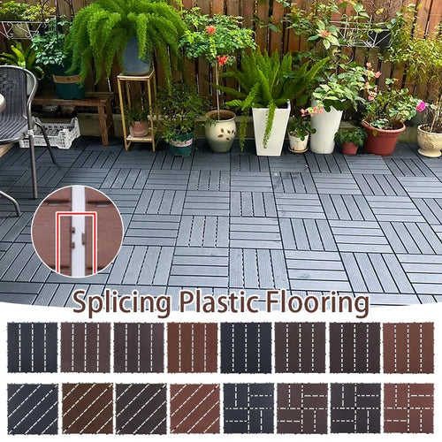 30x30 Plastic Interlocking Deck Tiles for Quick Outdoor Renovation - view 2