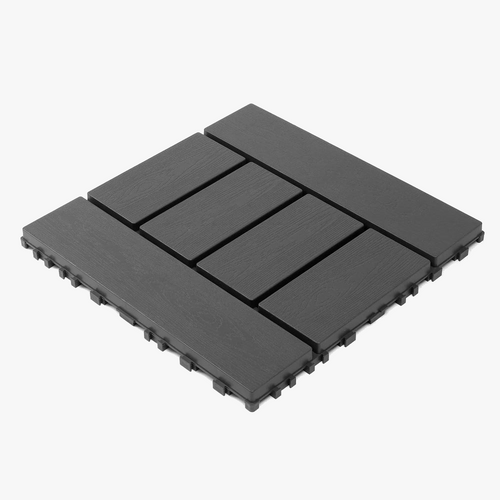 30cm Wood-Look Interlocking Deck Tiles