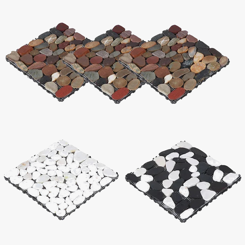 Natural Stone Interlocking Deck Tiles Waterproof - view 5