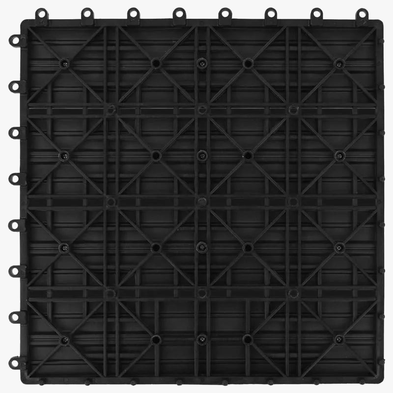 22-Pack 30x30 Composite Interlocking Deck Tiles - view 5