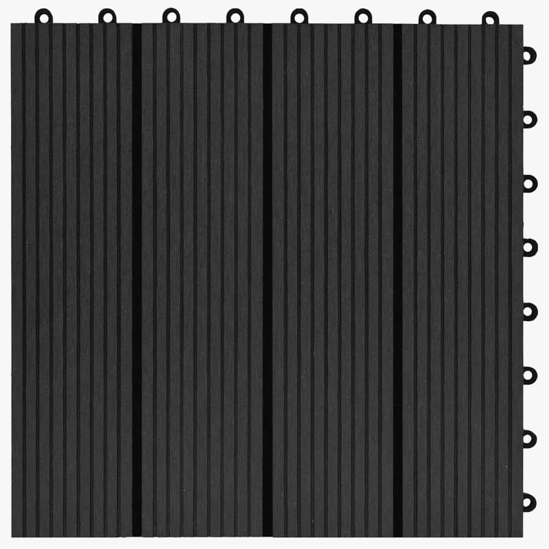 22-Pack 30x30 Composite Interlocking Deck Tiles - view 6