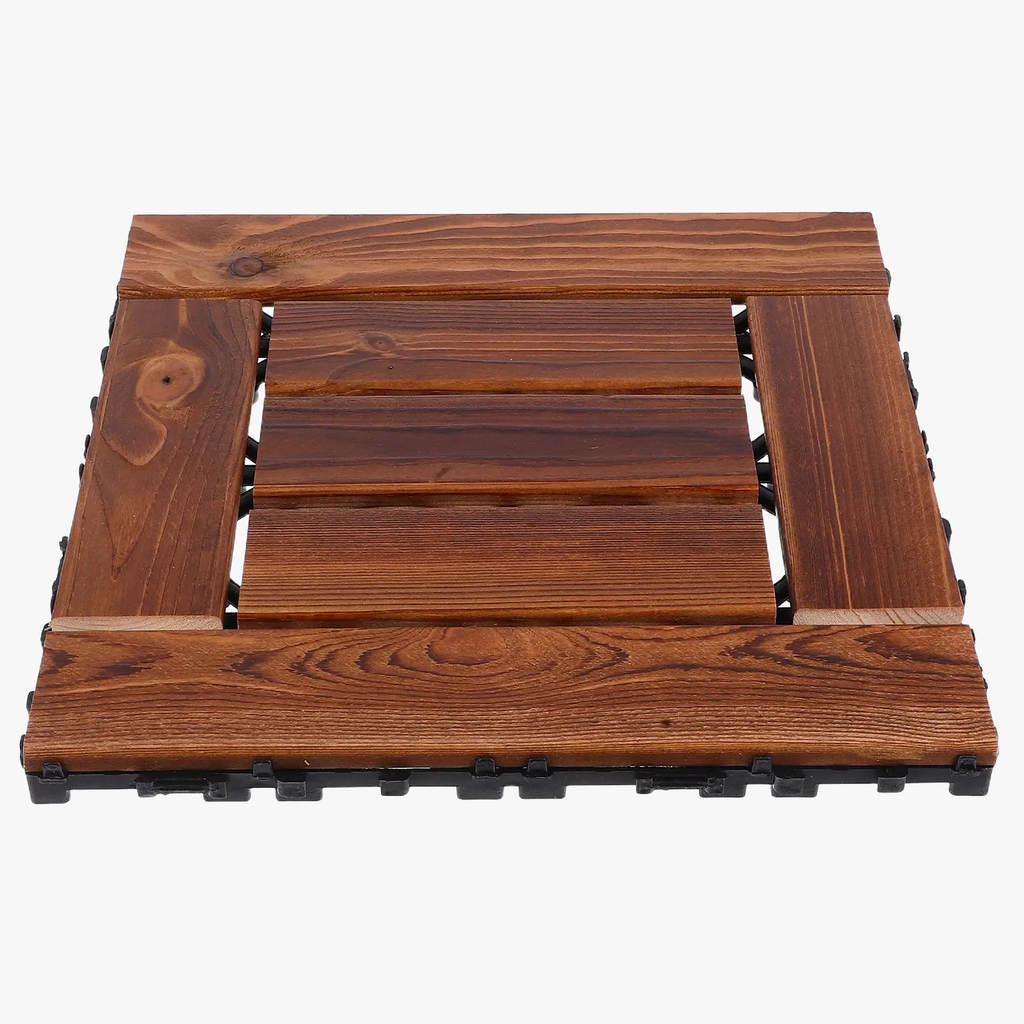 30x30x15cm Wood Interlocking Deck Tiles - view 4