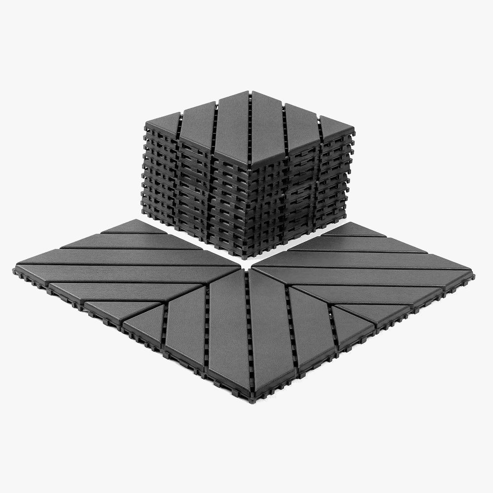 44-Pack 30x30 Outdoor Interlocking Deck Tiles Waterproof - view 3