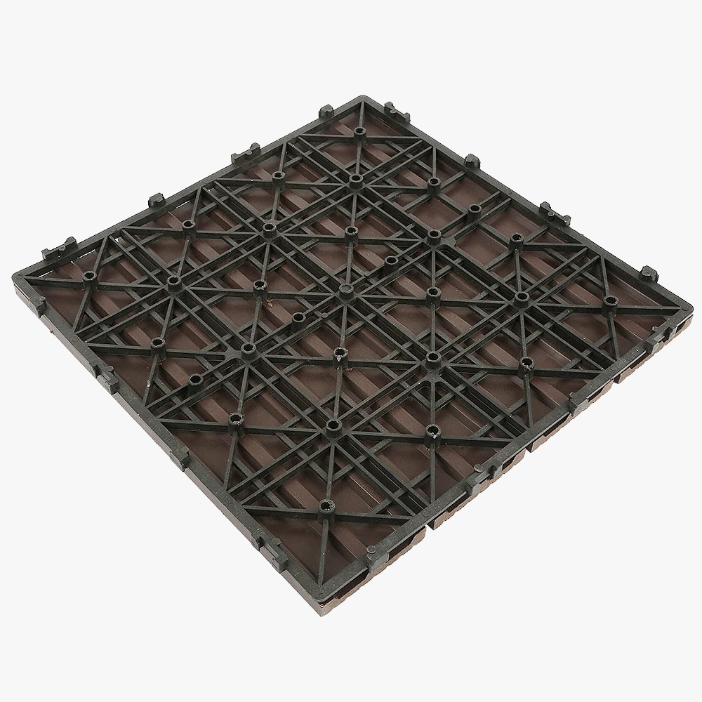 11-Pack 30x30 cm Composite Interlocking Deck Tiles - view 5