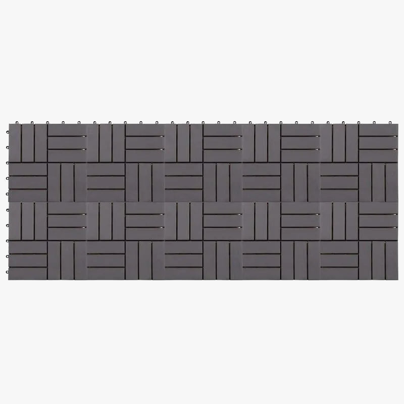 30x30 cm Wood-Style Interlocking Deck Tile Set - view 3
