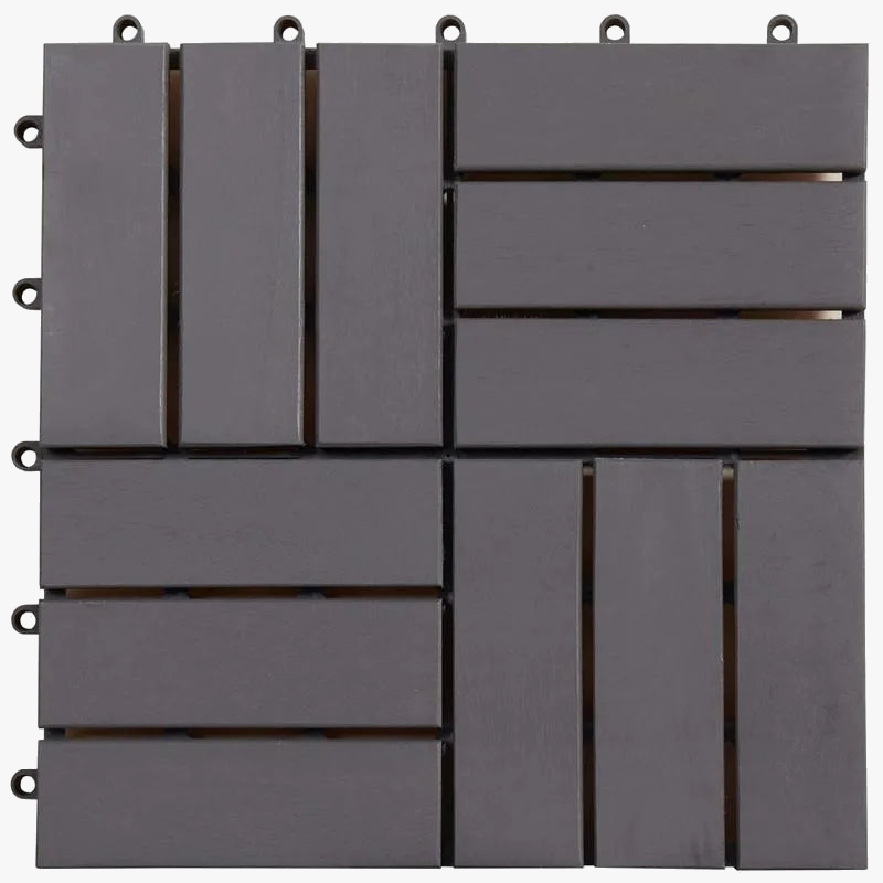 30x30 cm Wood-Style Interlocking Deck Tile Set - view 2