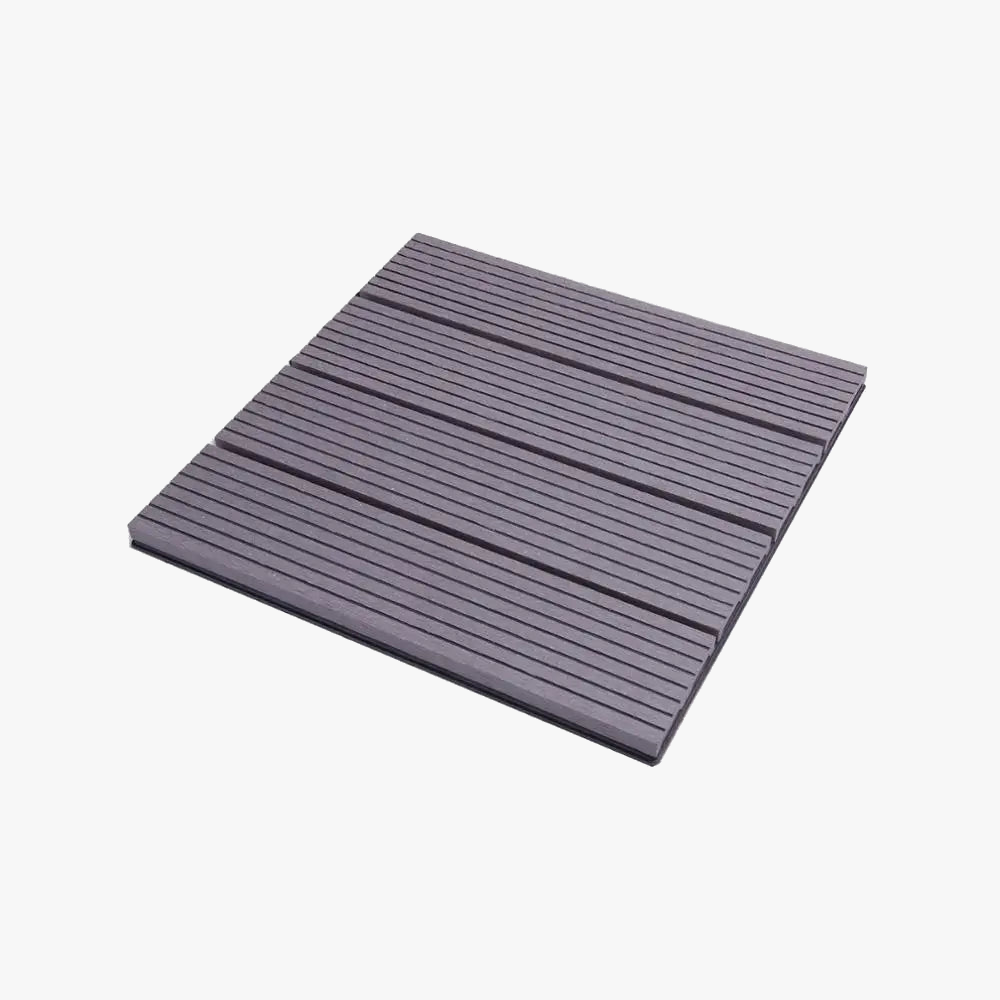 Light Grey WPC Interlocking Deck Tiles 30x30cm