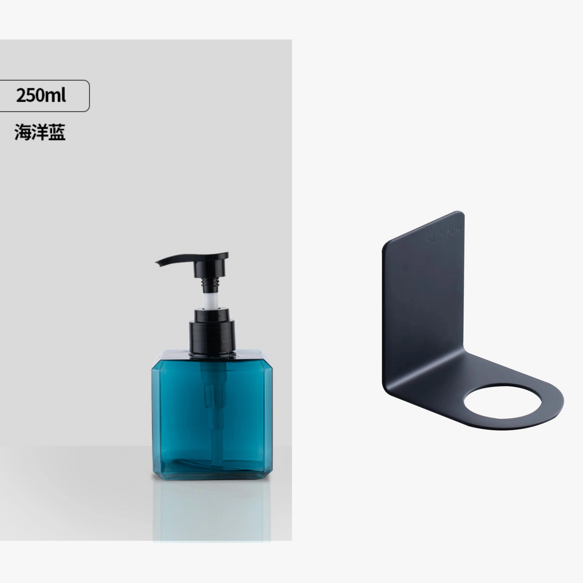 Liquid wall soap dispenser for disinfectant and shower gel - view 9