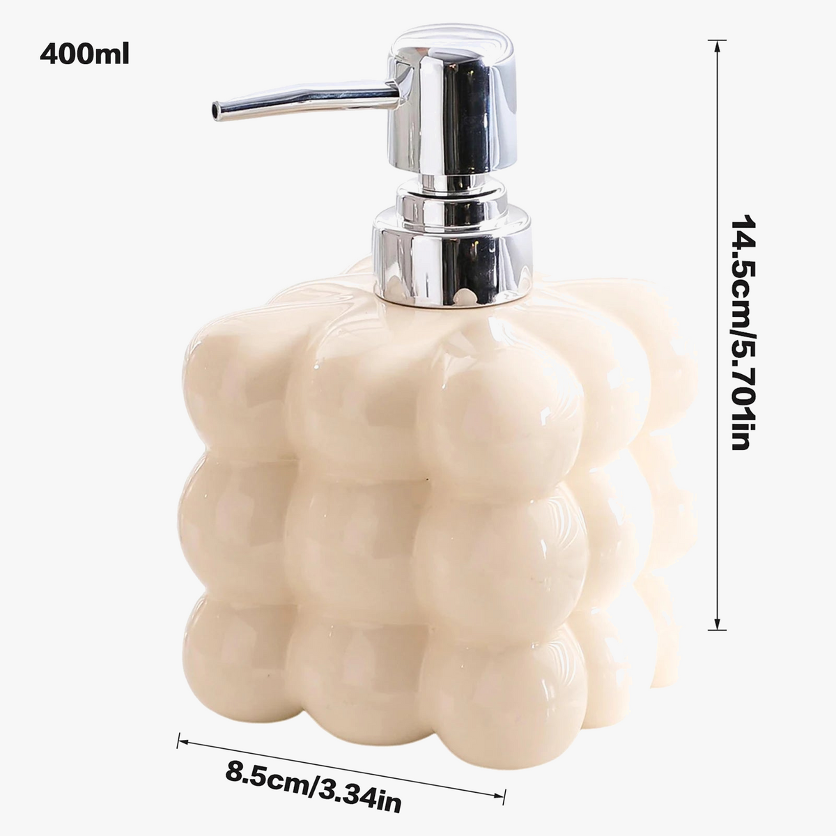 Refillable shampoo and foam soap dispenser - view 6