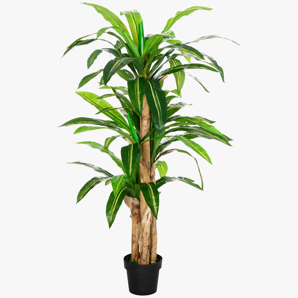 Artificial dracaena with pot and foam 66 sheets