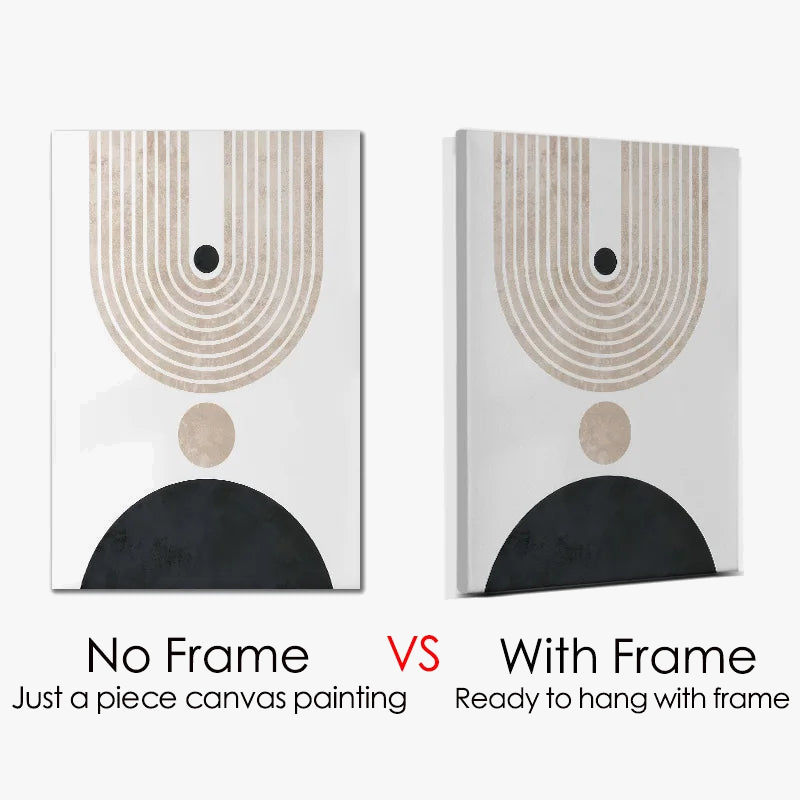 Abstract geometric round box for modern wall decoration - view 5