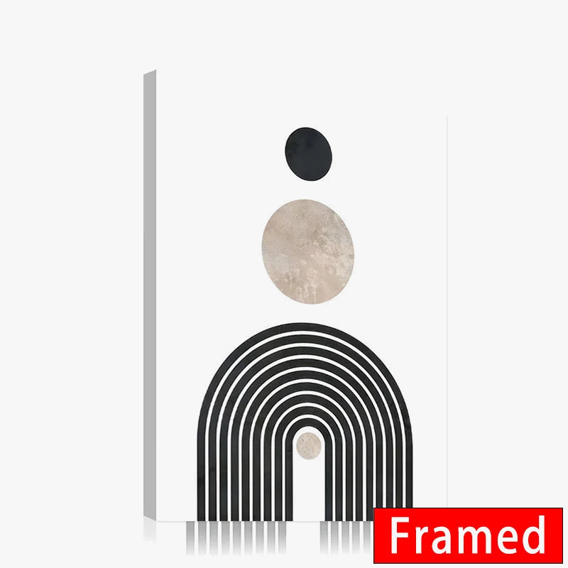 Abstract geometric round box for modern wall decoration - view 6