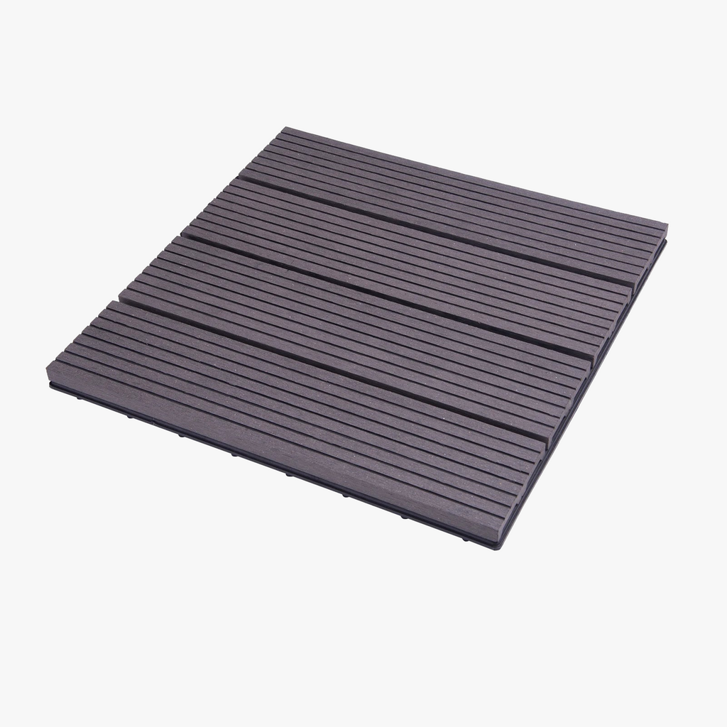 Wood-Look 11-Pack Composite Deck Tiles 30x30cm