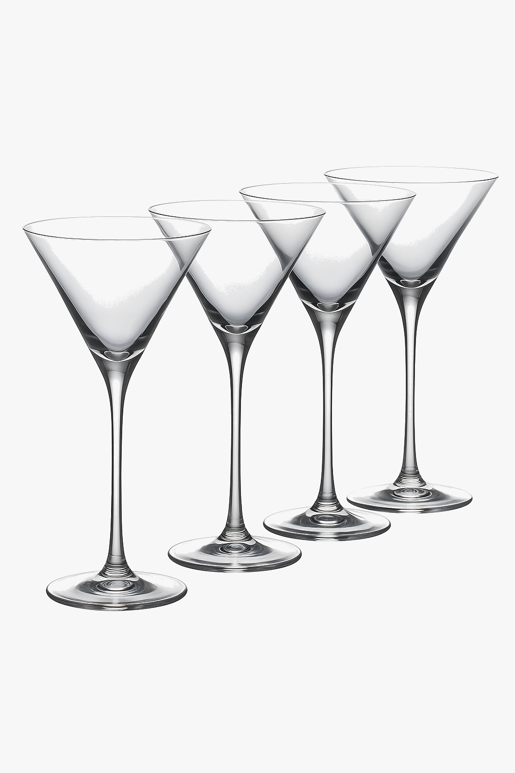 Ensemble 4 verres martini design classique 130ml