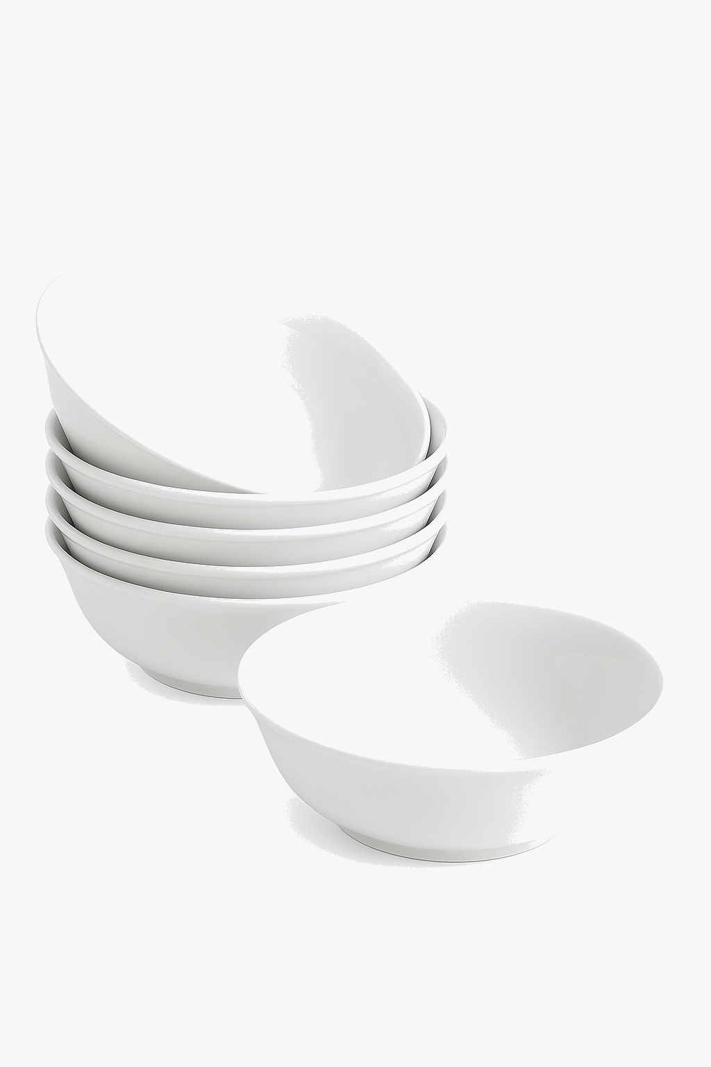 Ensemble 6 bols porcelaine elisa 17 cm uni