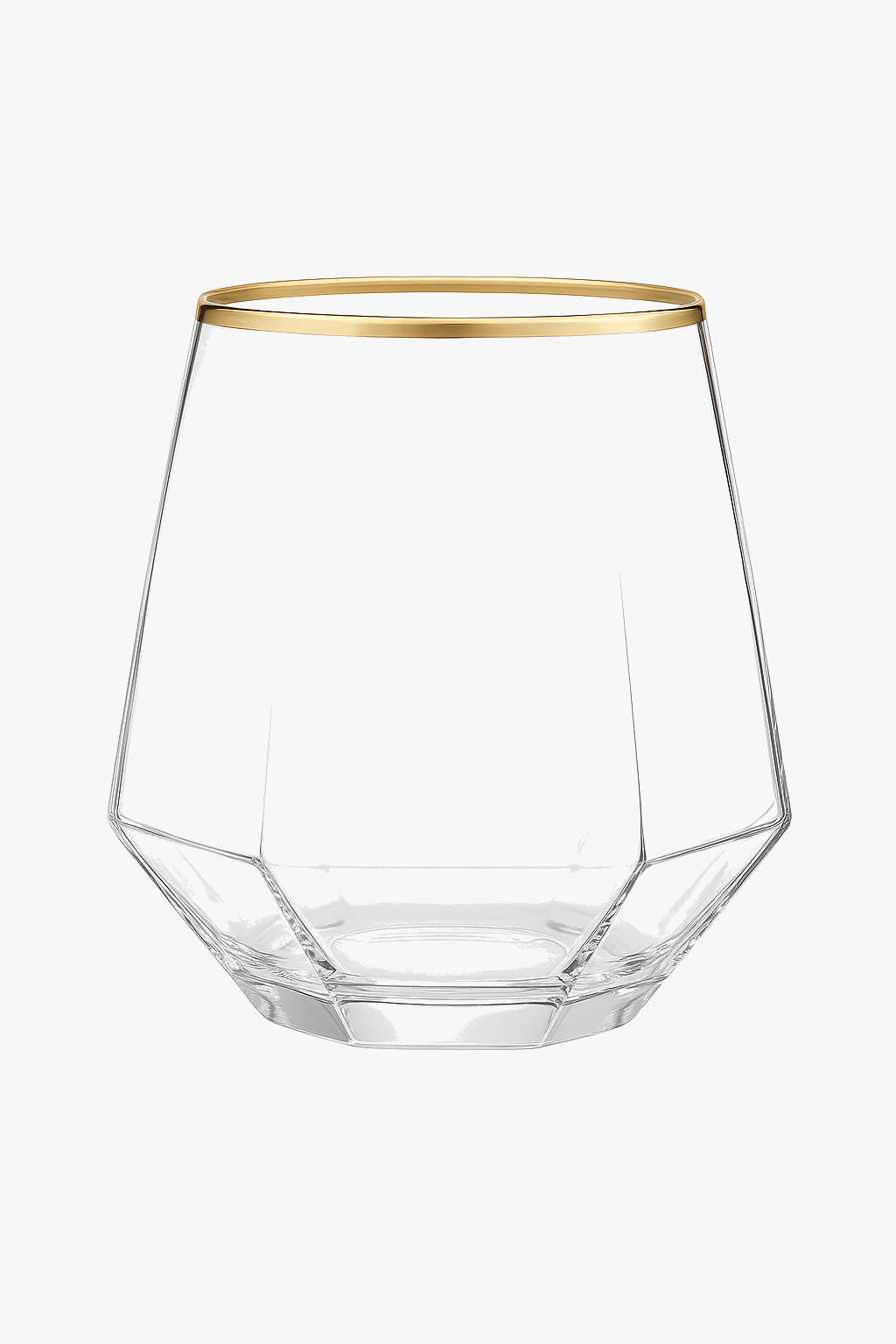 Set 6 glasses whisky relief luxury style