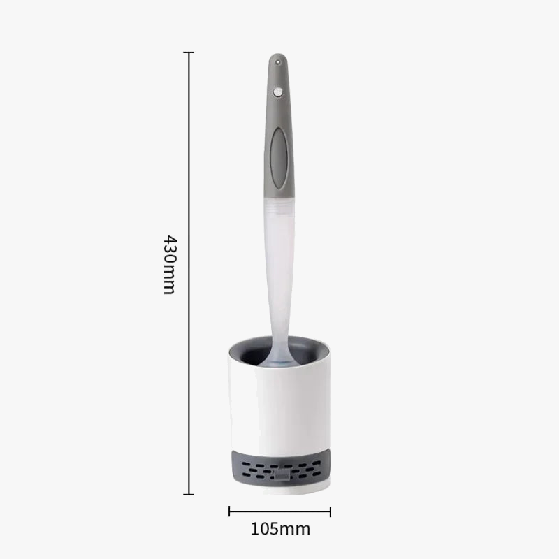 Set of rechargeable silicone cleaning brushes with wall support - view 6