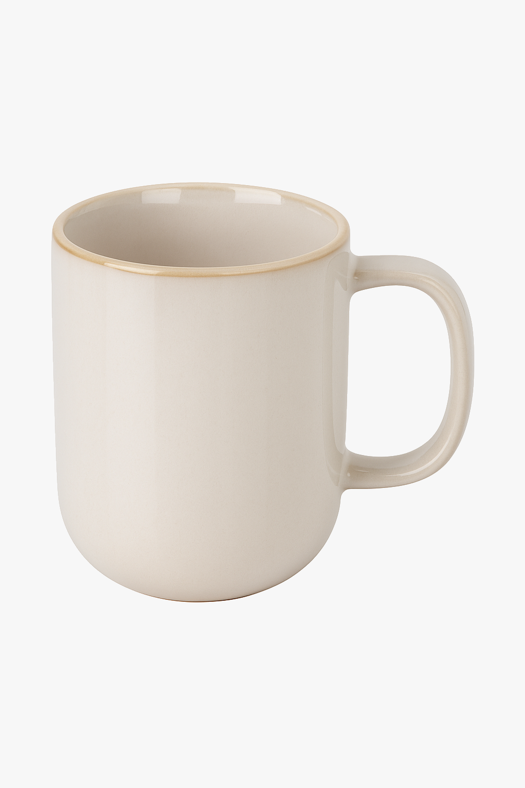 Modern Stoneware Coffee Cup Set, Black and White
