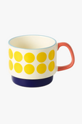 Ensemble tasses japonaises floral retro ceramique 300 ml