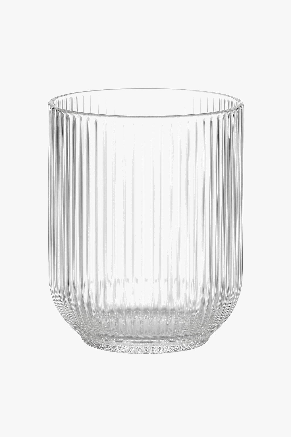Striped Short-Stem Wine Glasses with Wide Rim, Design 2