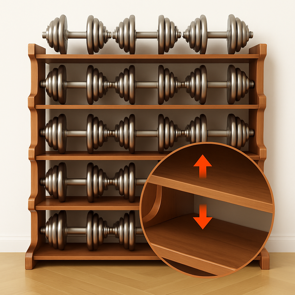 Storage floor with multilayered wooden shoes that resists moisture - view 5