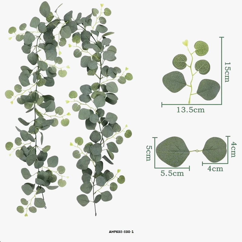 Artificial eucalyptus leaves for garden decoration - view 6