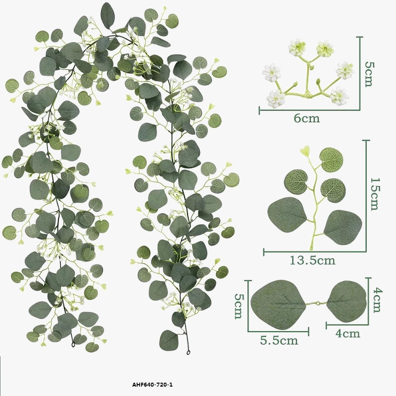Artificial eucalyptus leaves for garden decoration - view 8