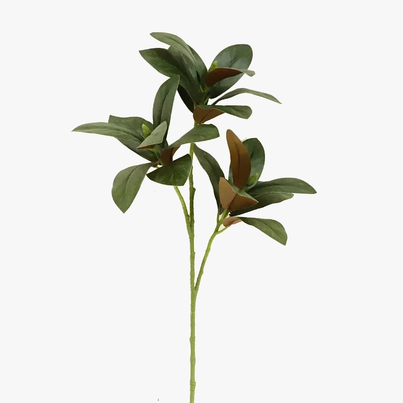 Artificial magnolia leaves for realistic interior decoration - view 2