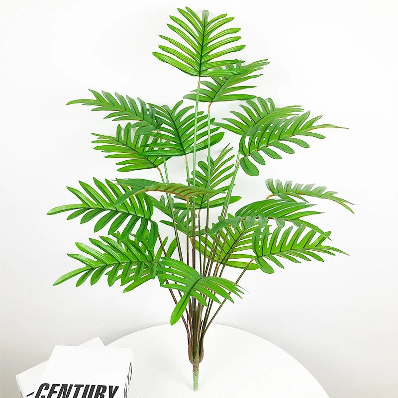Tropical leaves monstera artificial palm for interior decoration - view 8