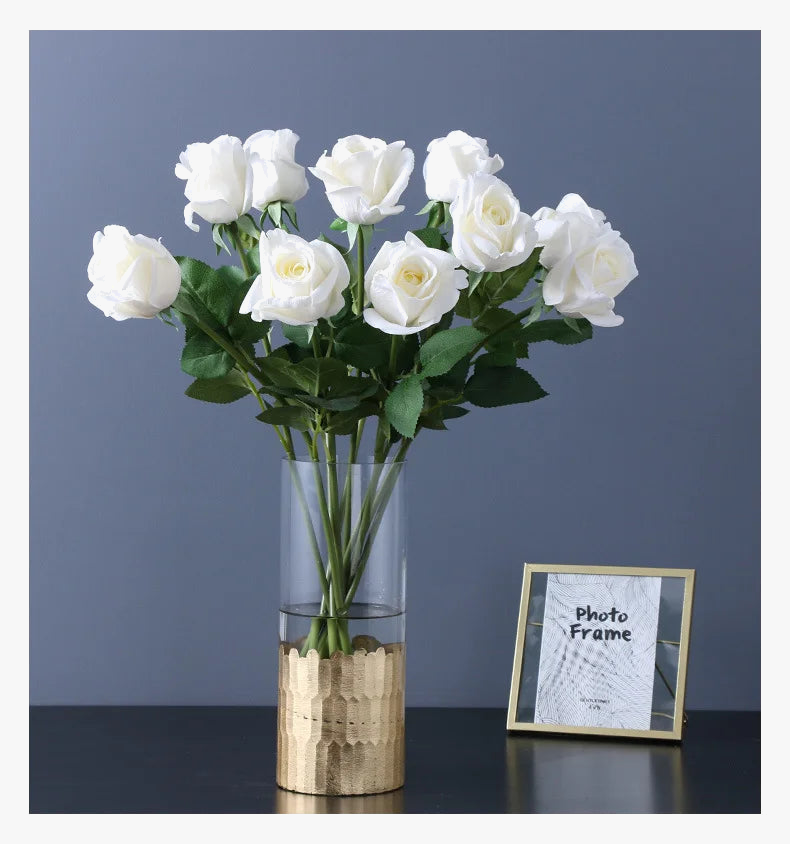 Artificial latex rose flower for wedding decoration and events - view 4
