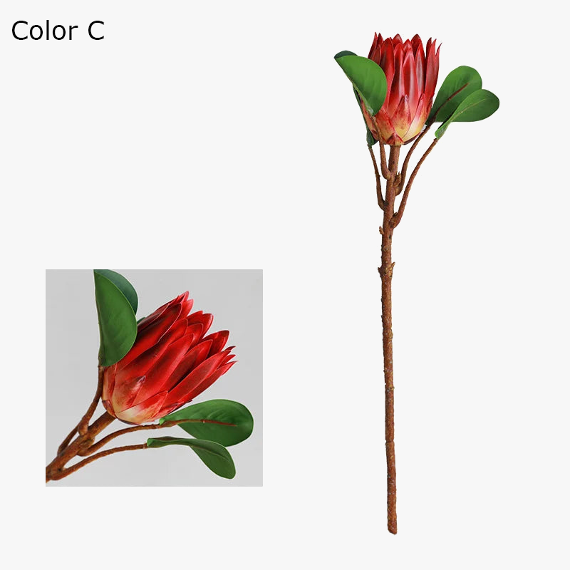 Artificial flowers wedding bouquets in tropical silk decoration - view 10