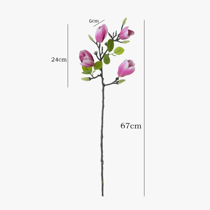 Artificial flowers magnolias for outdoor floral decoration - view 2