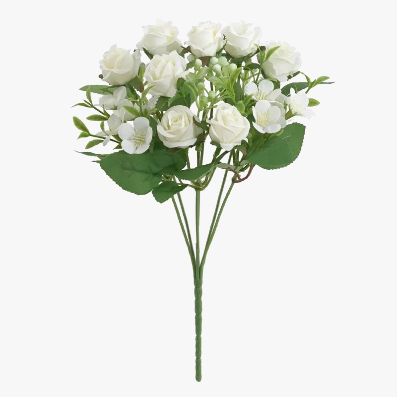 Artificial flowers wedding bouquet pink hortensia floral decoration - view 10