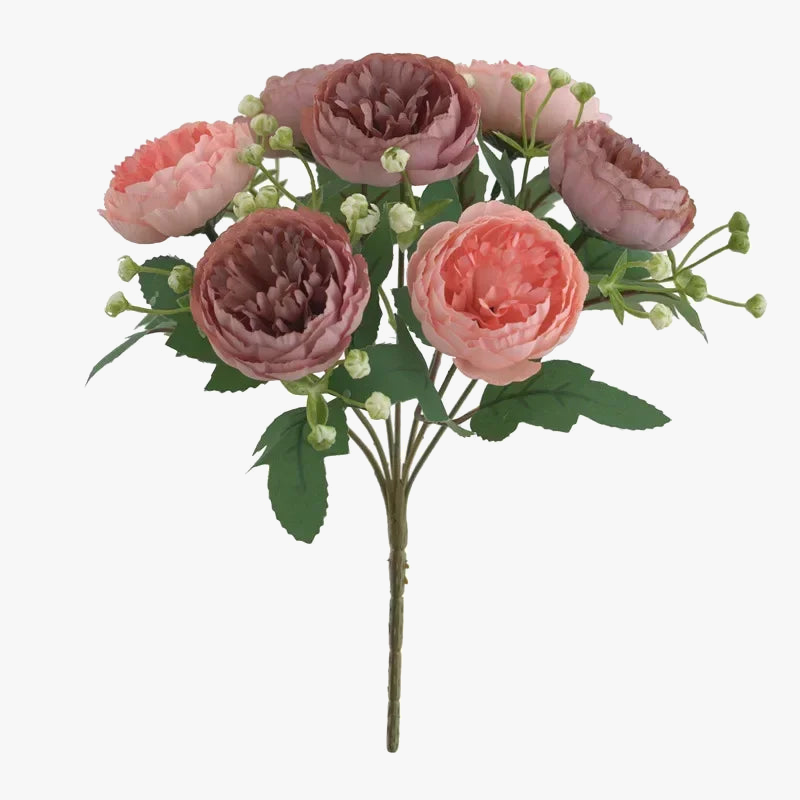 Artificial silk peonies flowers for wedding floral decoration - view 9