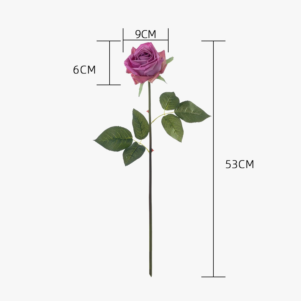 Artificial pink flowers in fabric for floral decoration wedding garden