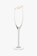 Flutes champagne elegant design blown glass without lead