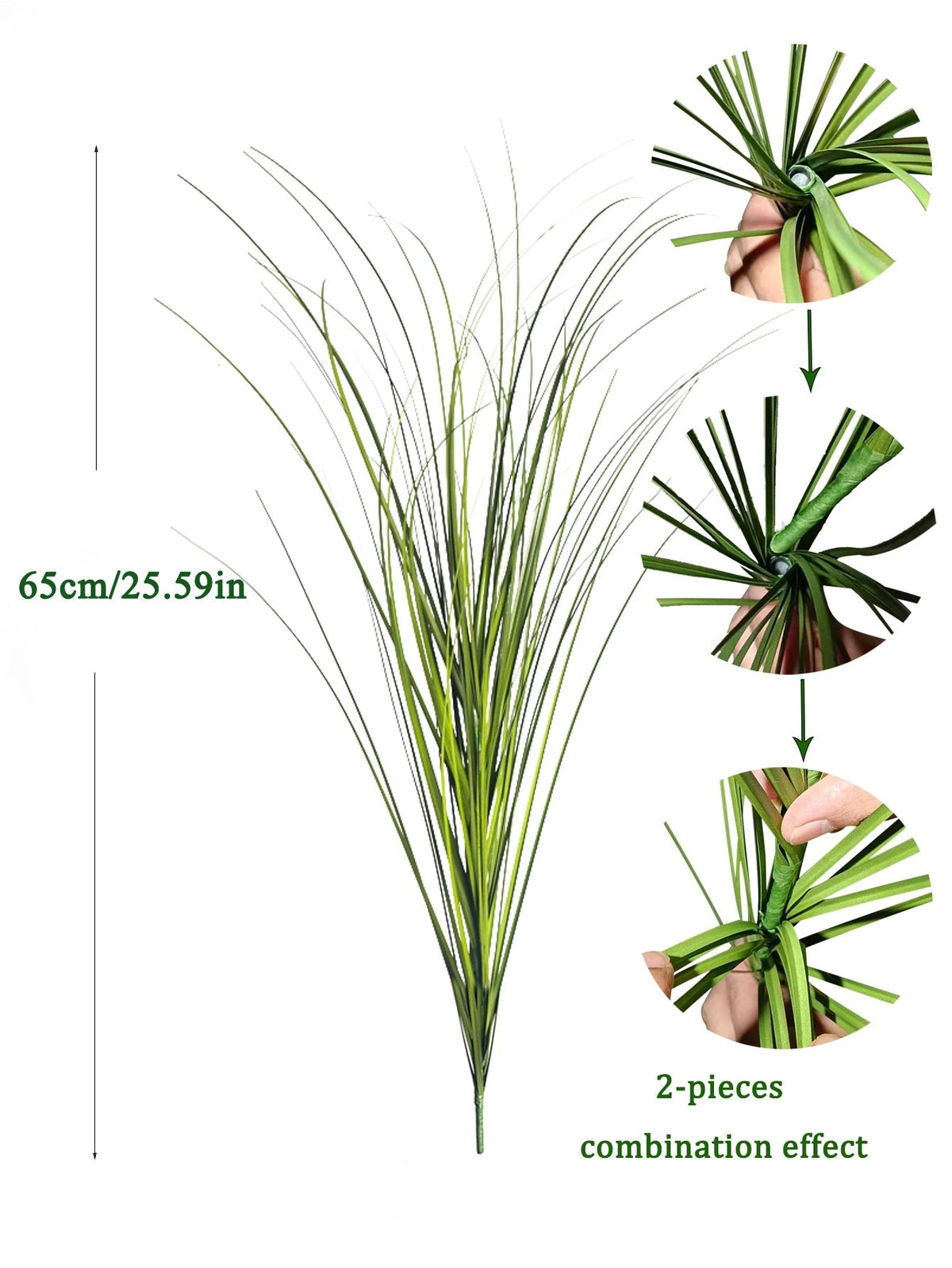 Tropical artificial grass for wedding garden and office - view 5
