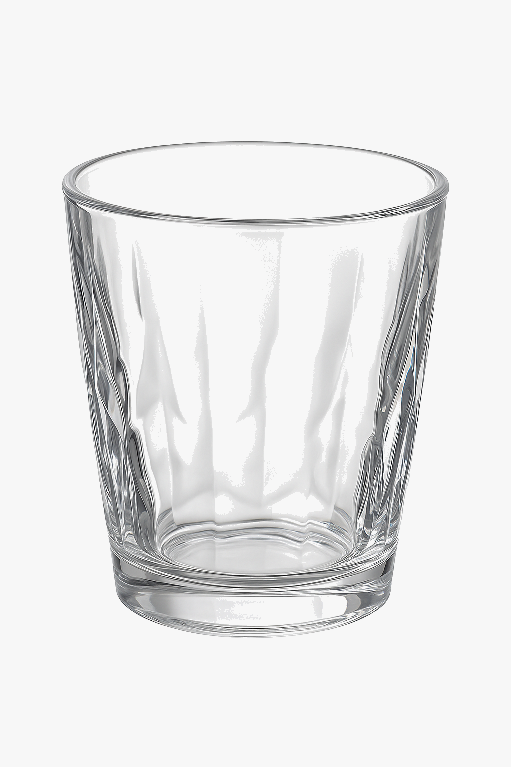 Acrylic cup unbreakable style ribbed kitchen bar