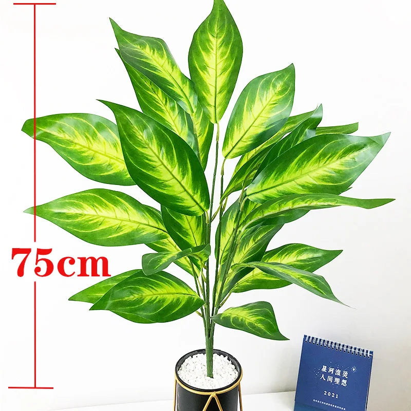 Large artificial tree monstra tropical for interior decoration and garden