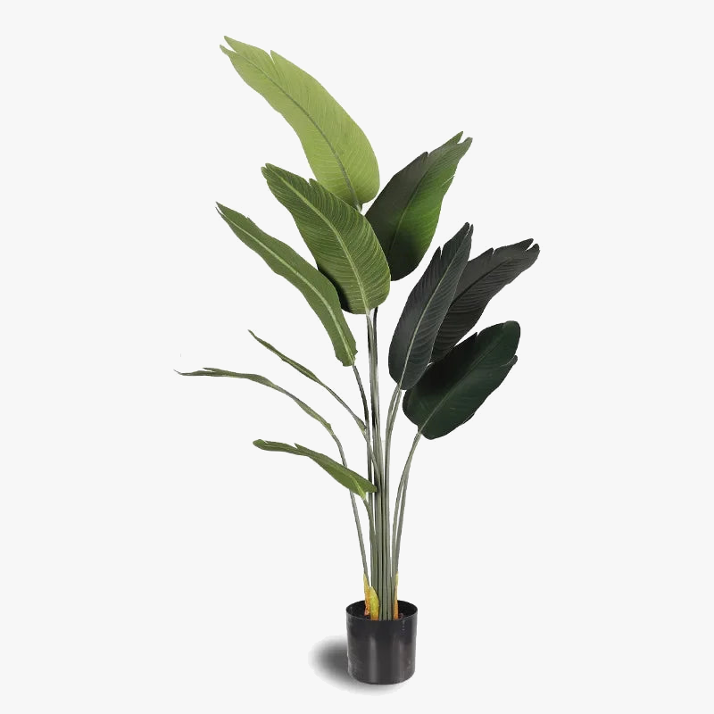 Large artificial banana pot for interior and exterior decoration - view 5