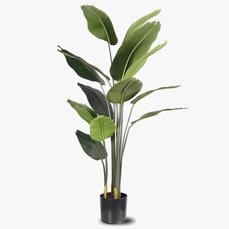 Large artificial banana pot for interior and exterior decoration - view 6