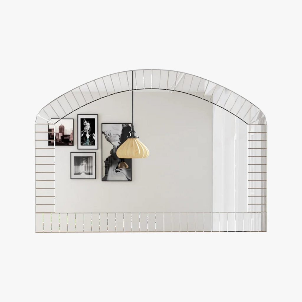 Large decorative wall mirror in Venetian bevelled glass - view 7