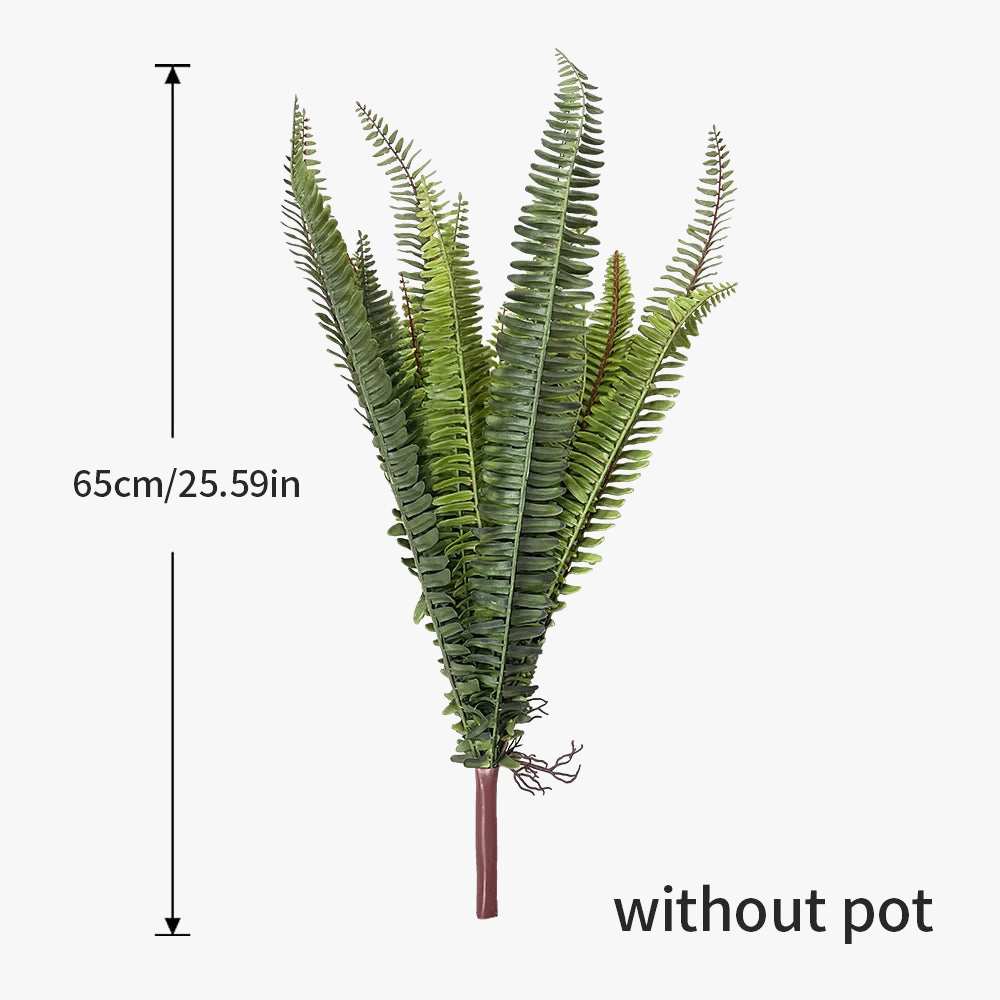 Large artificial tropical fern for party decoration and carnival - view 5