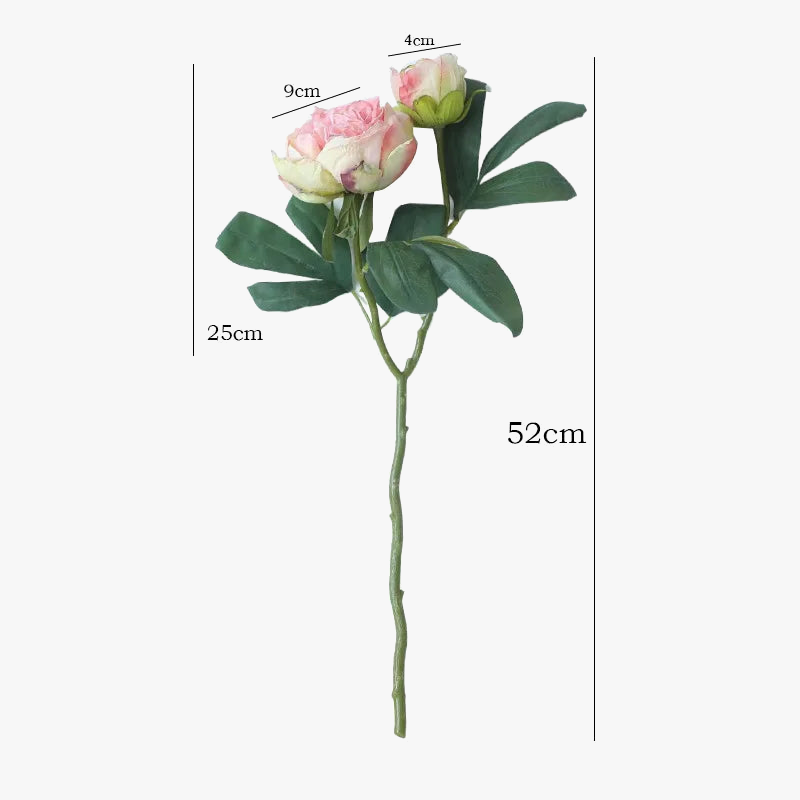 Large artificial silk peony flowers for wedding decoration - view 6