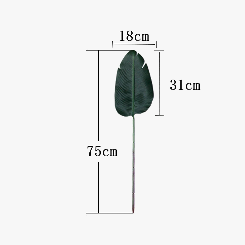 Large artificial tropical foliage for wedding decoration - view 2